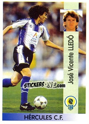 Figurina José Vicente Lledó Samper - Liga Spagnola 1996-1997 - Panini