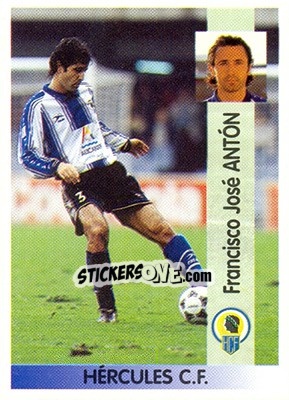 Figurina Francisco José Antón Lledó - Liga Spagnola 1996-1997 - Panini