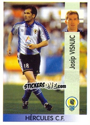 Sticker Josip Visnjic Jozelcic - Liga Spagnola 1996-1997 - Panini