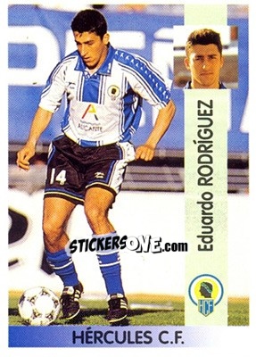 Cromo Eduardo Rodríguez Fernández - Liga Spagnola 1996-1997 - Panini