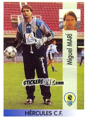 Sticker José Miguel Marí Sánchez - Liga Spagnola 1996-1997 n. 304 - Panini