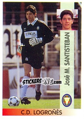Cromo José Manuel Santisteban González - Liga Spagnola 1996-1997 - Panini