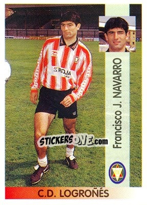 Cromo Francesc Xavier Navarro Ortiz - Liga Spagnola 1996-1997 - Panini