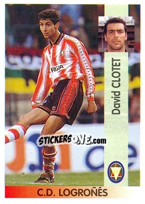 Figurina David Clotet Roca - Liga Spagnola 1996-1997 n. 307 - Panini
