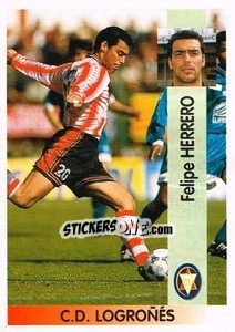 Sticker Felipe Herrero Baeza - Liga Spagnola 1996-1997 n. 309 - Panini