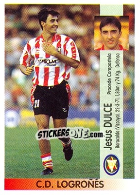 Sticker Jesús Dulce Prado - Liga Spagnola 1996-1997 n. 309a - Panini