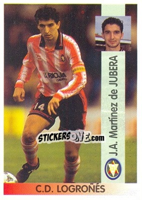 Cromo José Antonio Sáenz de Jubera Martínez - Liga Spagnola 1996-1997 - Panini
