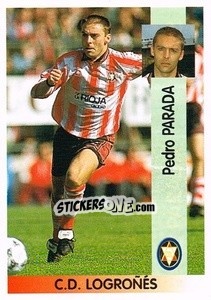 Cromo Pedro Parada García - Liga Spagnola 1996-1997 - Panini
