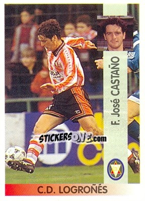 Sticker Francisco Javier Castaño Allende - Liga Spagnola 1996-1997 n. 316 - Panini