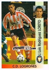 Cromo José Luis Rodríguez Loreto - Liga Spagnola 1996-1997 - Panini