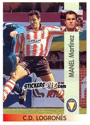 Sticker Manel Martínez Fernández - Liga Spagnola 1996-1997 n. 319 - Panini