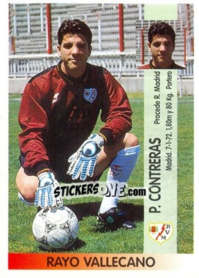 Sticker Pedro Contreras González - Liga Spagnola 1996-1997 n. 321a - Panini