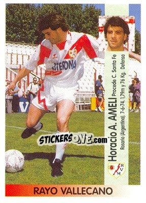 Sticker Horacio Andrés Ameli Chitaroni - Liga Spagnola 1996-1997 n. 325a - Panini