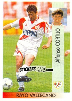 Cromo Alfonso Cortijo Cabrera - Liga Spagnola 1996-1997 - Panini