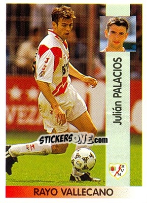 Cromo Julián Palacios San Millán - Liga Spagnola 1996-1997 n. 327 - Panini