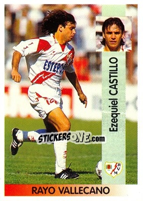 Sticker Ezequiel Marcelo Castillo Montes - Liga Spagnola 1996-1997 n. 329 - Panini