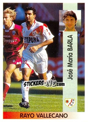Cromo José Manuel Barla García - Liga Spagnola 1996-1997 - Panini