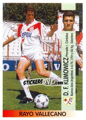 Sticker Diego Fernando Klimowicz - Liga Spagnola 1996-1997 - Panini