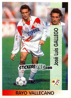 Sticker José Luis Gallego García - Liga Spagnola 1996-1997 - Panini