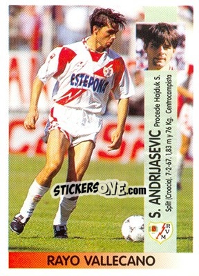 Cromo Stjepan Andrijasevic - Liga Spagnola 1996-1997 - Panini