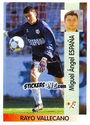 Sticker Miguel Ángel España Rosado - Liga Spagnola 1996-1997 n. 336 - Panini