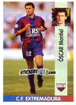 Cromo Óscar Montiel Marín - Liga Spagnola 1996-1997 - Panini