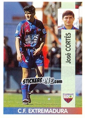 Cromo José Cortés Ortiz - Liga Spagnola 1996-1997 - Panini