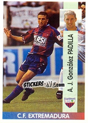 Cromo José Antonio González Padilla - Liga Spagnola 1996-1997 - Panini
