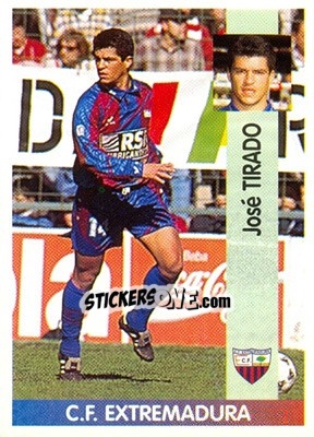 Sticker José Tirado Castilla - Liga Spagnola 1996-1997 - Panini