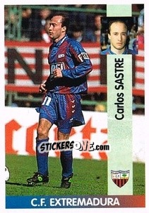 Cromo Carlos Sastre Varela - Liga Spagnola 1996-1997 - Panini