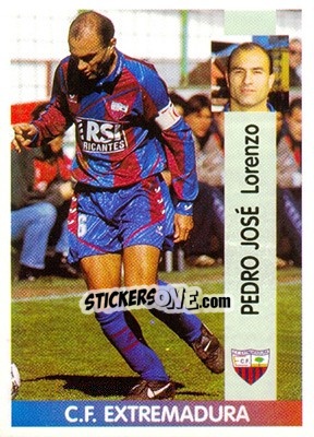 Sticker Pedro José Lorenzo Galán - Liga Spagnola 1996-1997 n. 345 - Panini