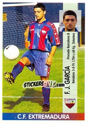 Sticker Francisco Javier García Pimienta - Liga Spagnola 1996-1997 n. 347a - Panini