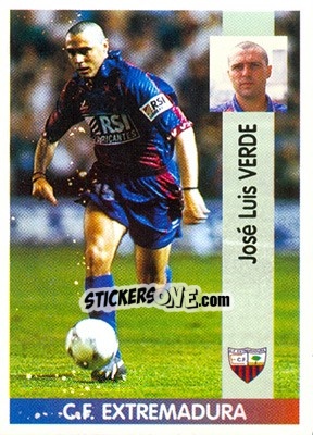Sticker Luis Víctor Verde Ballesteros - Liga Spagnola 1996-1997 n. 348 - Panini