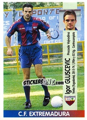 Sticker Igor Gluscevic - Liga Spagnola 1996-1997 - Panini