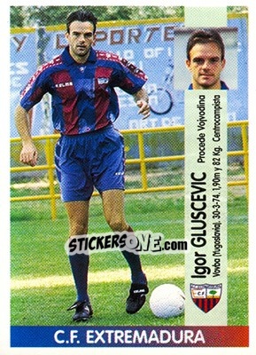 Sticker Igor Gluscevic - Liga Spagnola 1996-1997 n. 349a - Panini