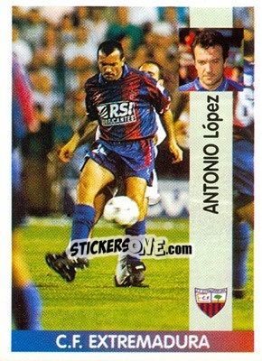 Sticker Antonio López Alfaro - Liga Spagnola 1996-1997 - Panini