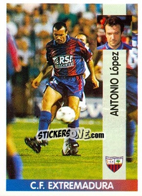 Sticker Antonio López Alfaro - Liga Spagnola 1996-1997 n. 350 - Panini