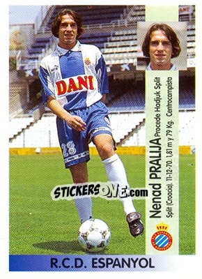 Figurina Nenad Pralija (Español) - Liga Spagnola 1996-1997 - Panini
