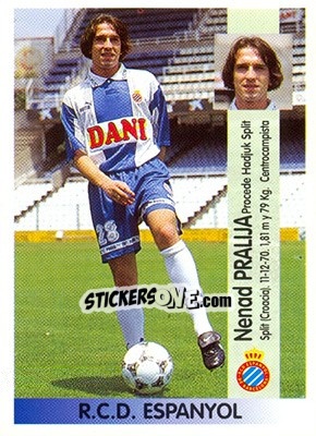 Sticker Nenad Pralija (Español) - Liga Spagnola 1996-1997 n. 360 - Panini