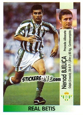 Sticker Nenad Bjeliça (Betis) - Liga Spagnola 1996-1997 n. 375 - Panini