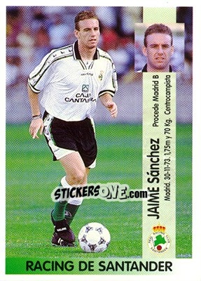 Sticker Jaime Sánchez Fernández (Santander) - Liga Spagnola 1996-1997 n. 384 - Panini