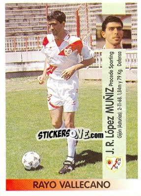 Sticker Juan Ramón López Muñiz (Rayo) - Liga Spagnola 1996-1997 - Panini