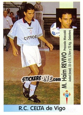 Sticker Michail Haim Revivo (Celta) - Liga Spagnola 1996-1997 n. 392 - Panini