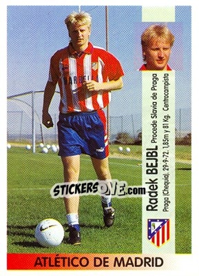 Sticker Radek Bejbl (At. Madrid) - Liga Spagnola 1996-1997 n. 407 - Panini