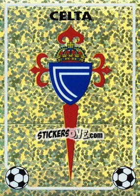 Sticker Escudo (R. C. Celta) - Liga Spagnola 1996-1997 n. A - Panini