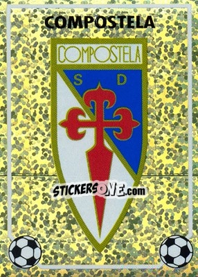 Sticker Escudo (S.D. Compostela) - Liga Spagnola 1996-1997 n. B - Panini