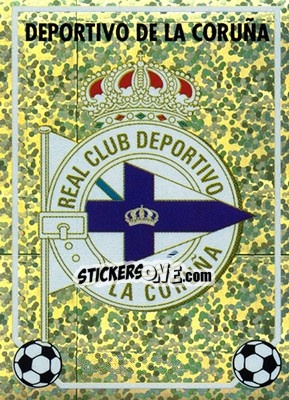 Sticker Escudo (R.C.D. La Coruña) - Liga Spagnola 1996-1997 n. C - Panini