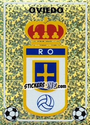 Sticker Escudo (Real Oviedo) - Liga Spagnola 1996-1997 n. D - Panini