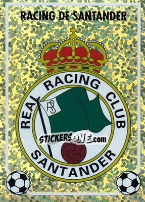Cromo Escudo (Racing Santander) - Liga Spagnola 1996-1997 - Panini