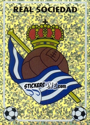 Sticker Escudo (Real Sociedad) - Liga Spagnola 1996-1997 n. H - Panini